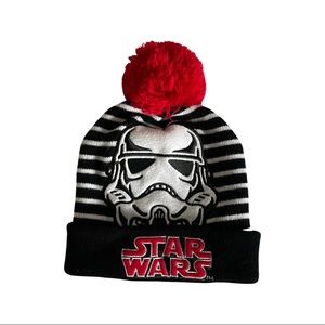 Star Wars knit pop Pom beanie w embroidery